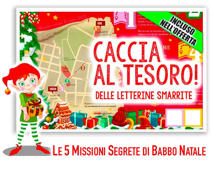 Mappa delle Meraviglie Babbo Natale Montecatini Terme 2024