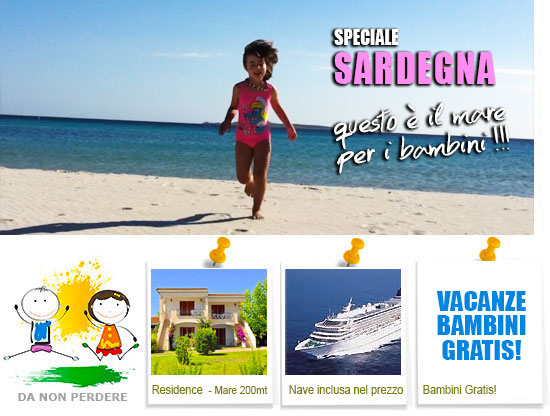 Vacanze con bambini al Mare: offerta bambini gratis