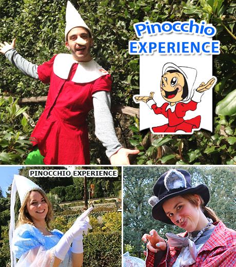 Pinocchio e il Gendarme durante la Pinocchio Experience
