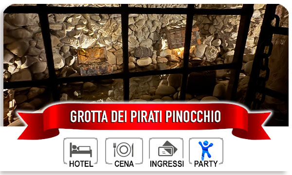 Grotta dei Pirati al Parco di Pinocchio di Collodi