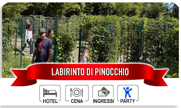 Labirinto Curioso al Parco di Pinocchio di Collodi