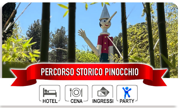 Percorso storico e monumentale al Parco di Pinocchio di Collodi