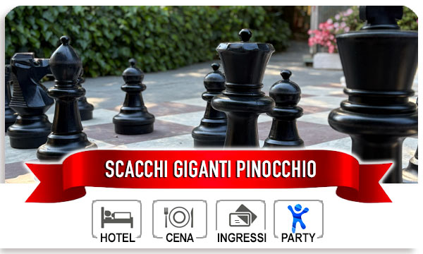 Scacchi Giganti al Parco di Pinocchio di Collodi