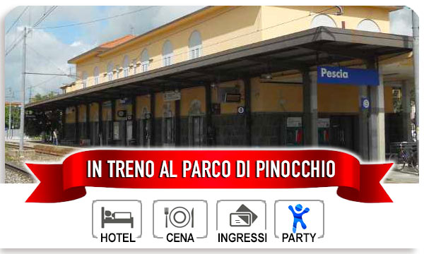 Arrivare al Parco di Pinocchio in treno