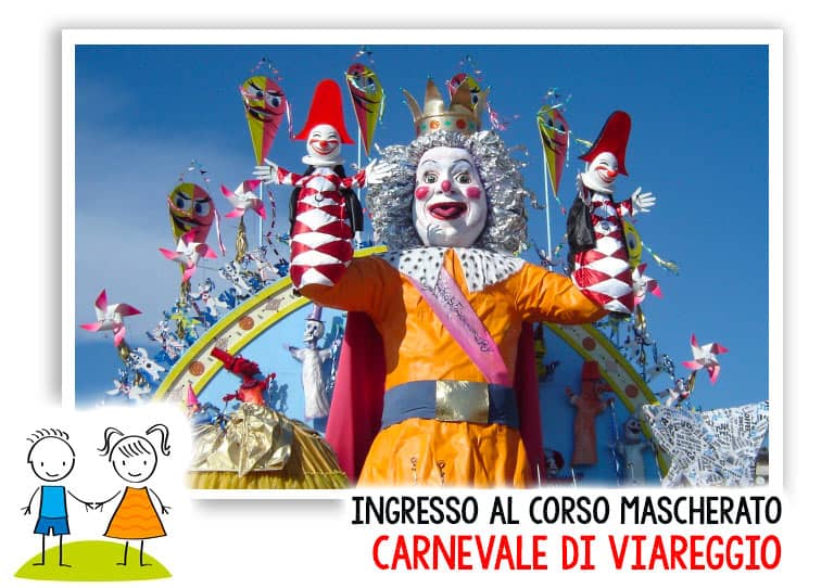 Biglietto ingresso Carnevale di Viareggio 2023