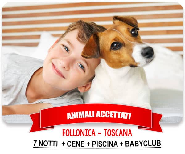 Strutture che accettano cani vicino al mare in Toscana appartamenti, villaggi turistici