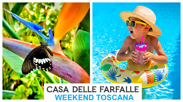 Casa delle Farfalle Collodi offerta hotel con cena e biglietto di ingresso