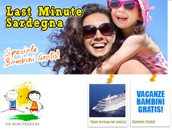 Vacanze in Sardegna - offerta Luglio con bambini Gratis Porto Rotondo Sardegna