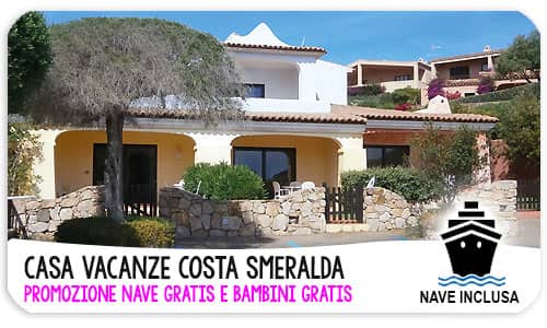 Case vacanze Costa Smeralda Sardegna offerte estate 2024 Giugno, Luglio, Agosto e Settembre 