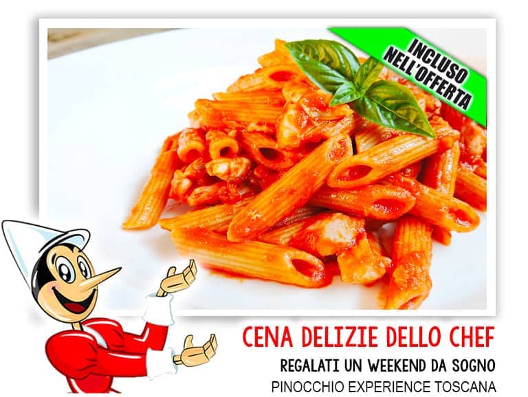 Cena in hotel vicino alla Casa delle Farfalle di Collodi