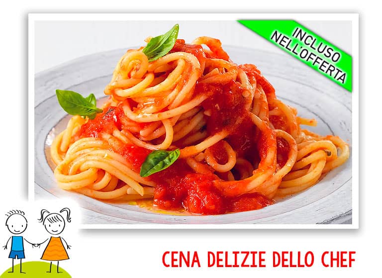 Cena in hotel in mezza pensione