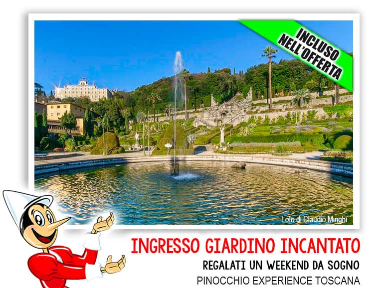Ingresso Giardino incantato Weekend primo Maggio Toscana