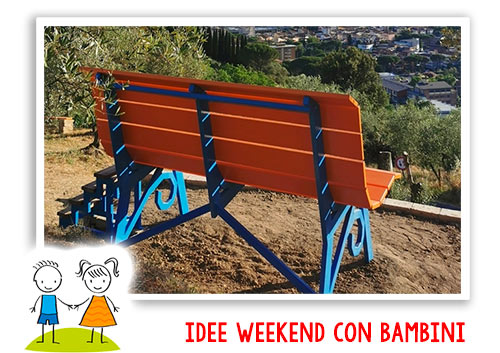 Idee weekend con bambini in Toscana alla Panchina Gigante