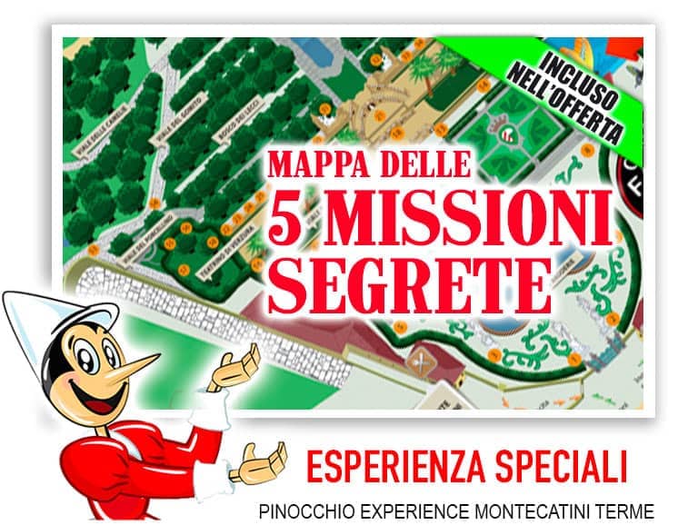 Caccia al tesoro con la Mappa delle 5 missioni segrete dentro la Casa delle Farfalle di Collodi