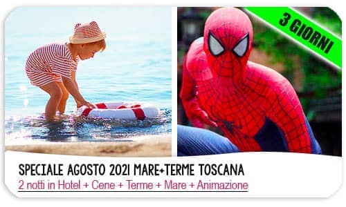 Mare Toscana agosto 2021 con animazione per bambini