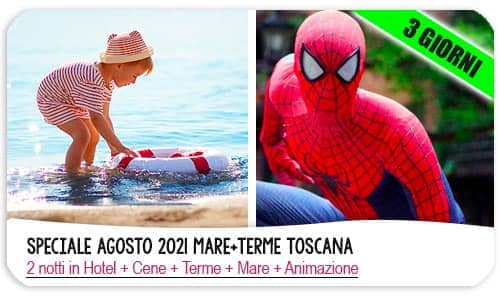 Mare Toscana agosto 2026 con animazione per bambini