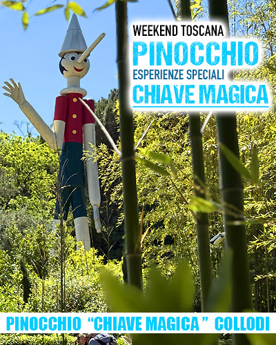 Pinocchio più alto del mondo Parco di Pinocchio Collodi Toscana