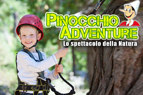 percorso avventura di Pinocchio