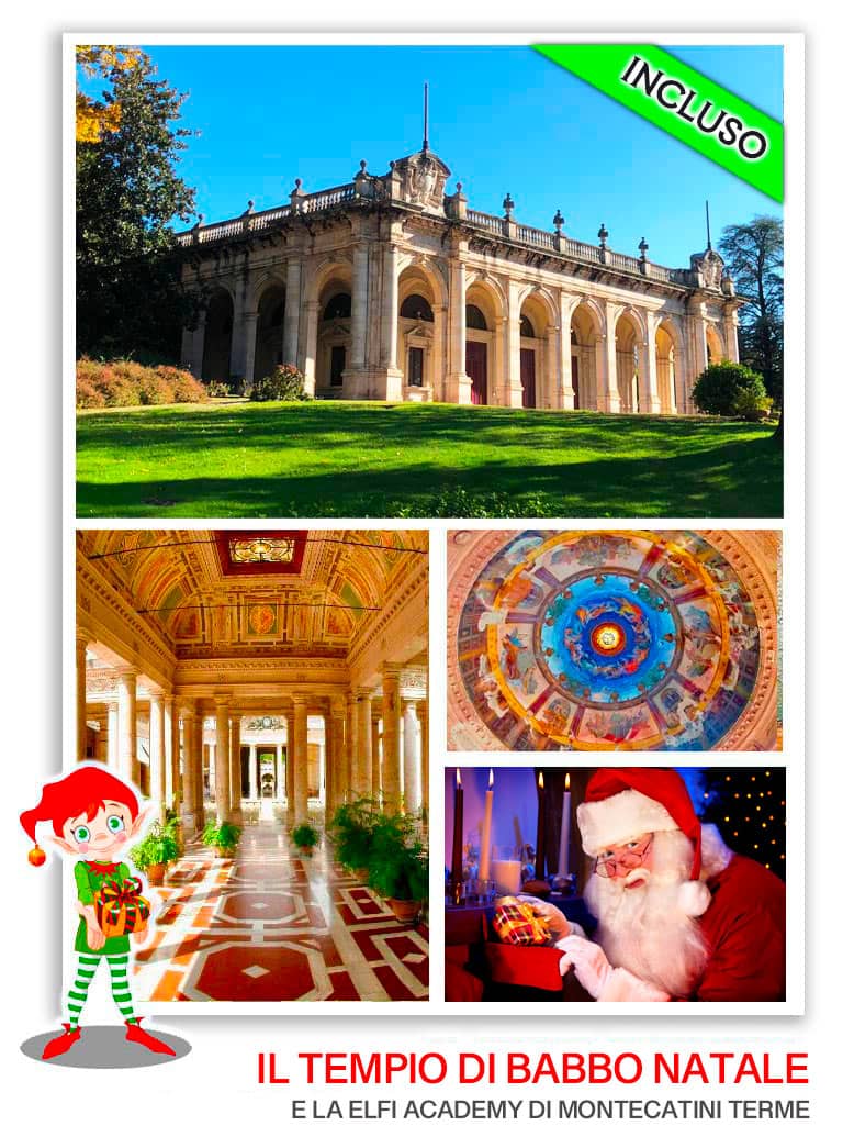 Tempio di Babbo Natale Montecatini Terme Ponte Immacolata 2026 evento per bambini