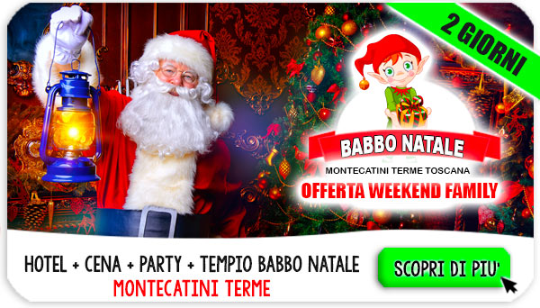 Babbo Natale e le 5 missioni segrete a Montecatini Terme in Toscana