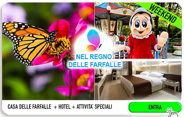 Casa delle Farfalle Collodi offerta weekend con bambini in Family Hotel
