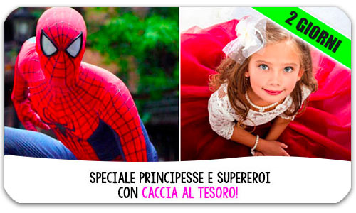 Weekend hotel con bambini Toscana con principesse e supereroi