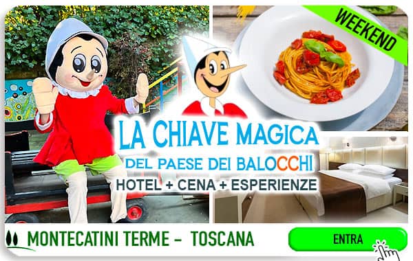 Weekend con bambini in Toscana Parco di Pinocchio hotel e ingresso